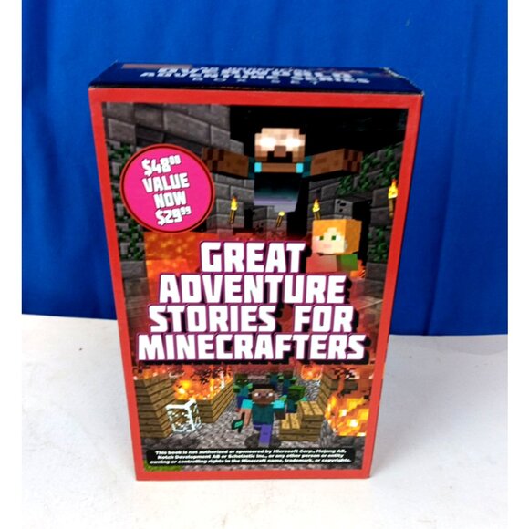 Great Adventure Stories for Minecrafters - 6 Books Box Set Series in Box - Picture 14 of 14